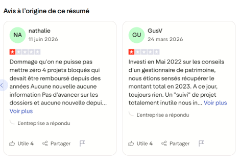 clubfunding avis client truspilot
