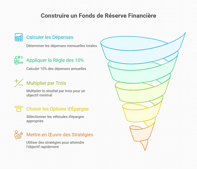 processus construction matelas sécurité financière